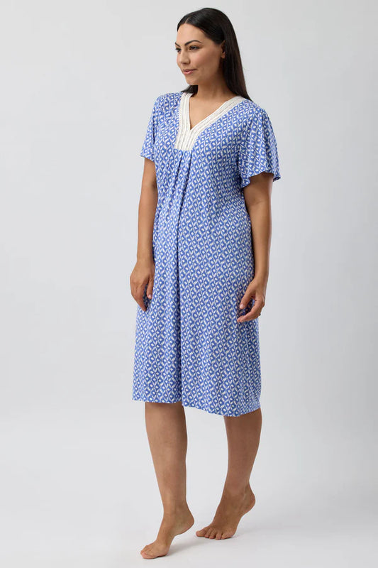 YUU Aztec Short Sleeve Nightie