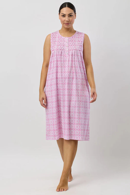 SCHRANK Baroque Cotton Sleeveless Nightie