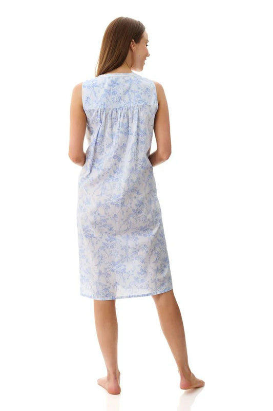 GIVONI Eliza Round Neck Short Sleeveless Nightie