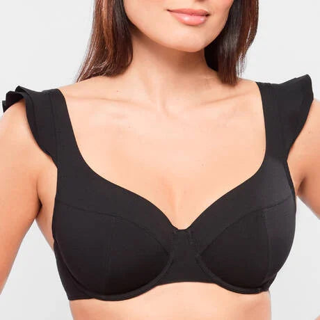 Empreinte: Glam Full Cup Bikini Top Black