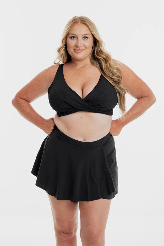 Togs: Essentials Swim Skirt Black