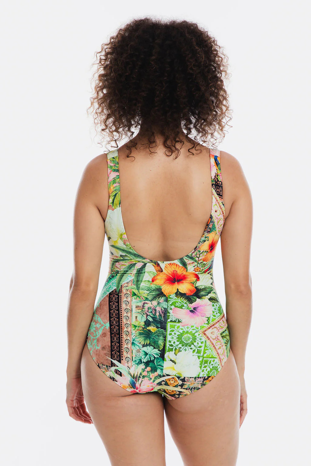 TOGS Fiji Gathered Square Neck 1PC