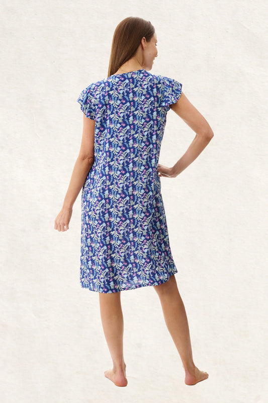 GIVONI Maria Short Flutter Sleeve Nightie