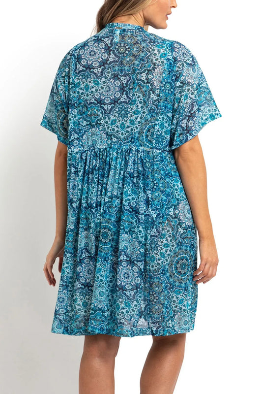 Jantzen: Chantille Mesh Shirt Dress