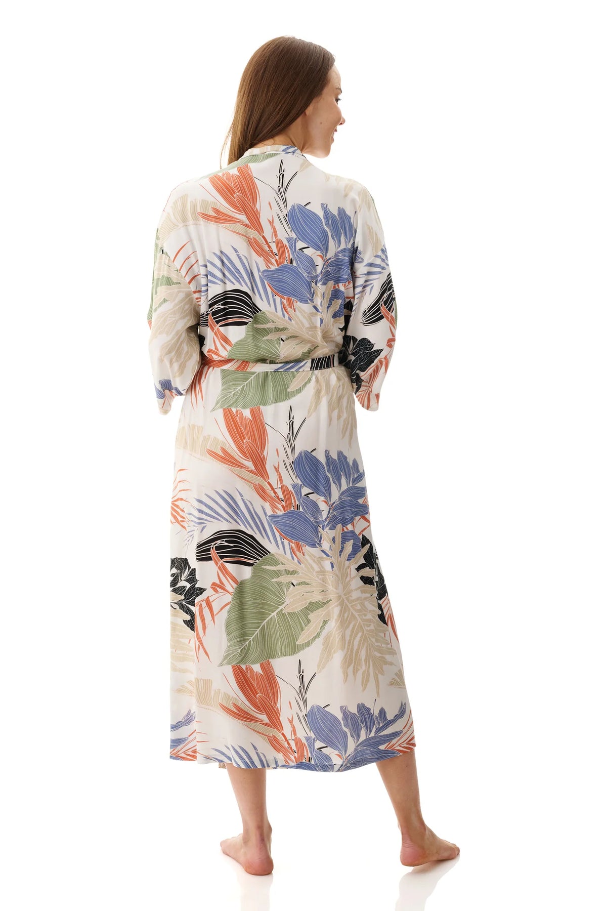 GIVONI - Nila Mid Length Wrap Dressing Gown