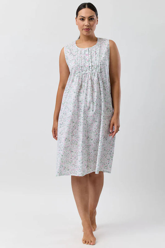 SCHRANK Pansies Sleeveless Nightie