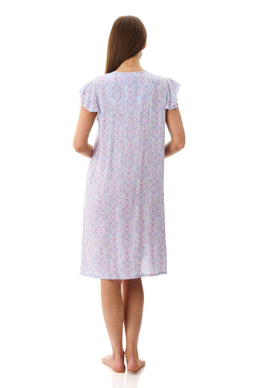 GIVONI Pearl Short Flutter Sleeve Nightie