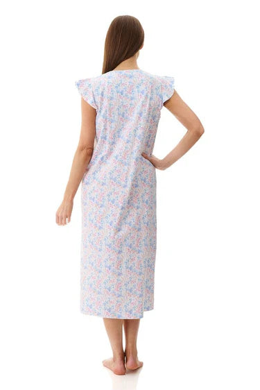 GIVONI Penny Mid Length Flutter Sleeve Nightie