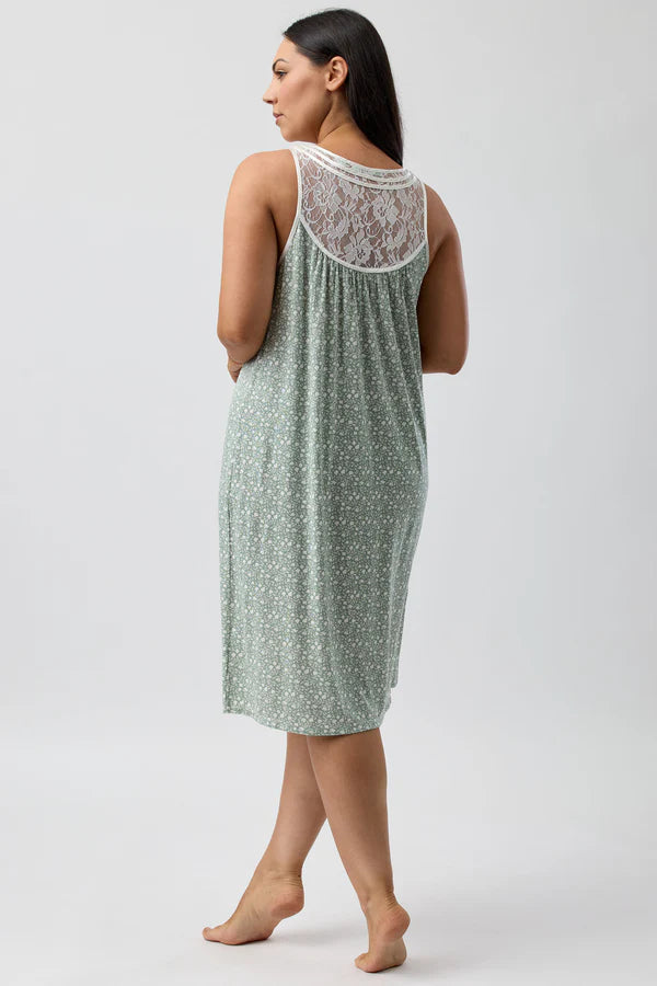 YUU Leaf Chemise Sleeveless Nightie