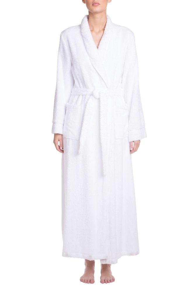 Givoni: Long Wrap Double Sided Towelling Gown 95% Cotton