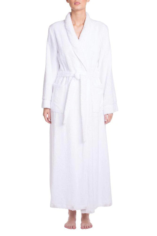 Givoni: Long Wrap Double Sided Towelling Gown 95% Cotton