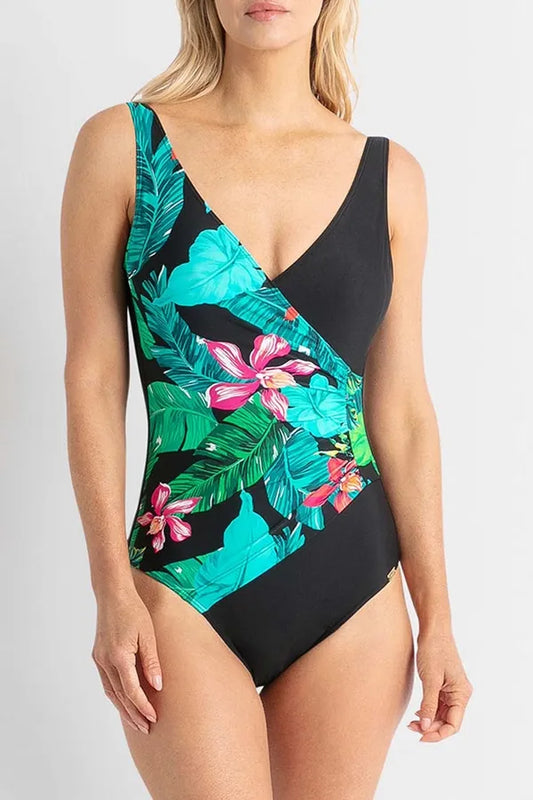 Jantzen : Select Surplice One Piece Swimsuit