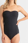 Jantzen : Prism E-F Bandeau One Piece - Black