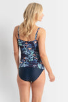 Jantzen : Maja Frill Crossover Singlet - Navy