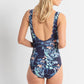 Jantzen : Maja Mesh Frill One Piece Swimsuit