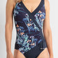 Jantzen : Maja Gathered Surplice One Piece - Navy