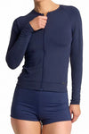 Jantzen:  Cosmopolitan Long Sleeve Zip Rashie
