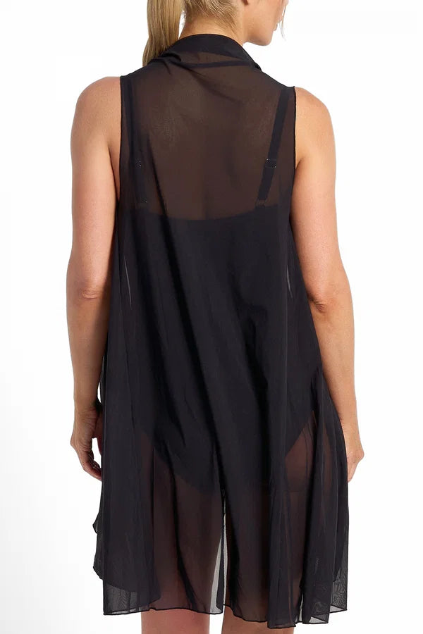 Jantzen:  Cosmopolitan Mesh Cascade Kaftan