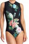 Jantzen: Jantzen Select Active Zip Front Mastectomy One Piece