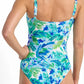 Jantzen:  Watermist Ruched Square Neck 1PC Bather