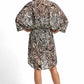 Jantzen: Seashells Gathered Midi Mesh Dress
