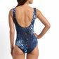 Jantzen: Mood Mesh Frill One Piece Bather