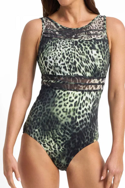 Jantzen: Mood Mesh High Neck 1 PC Bather