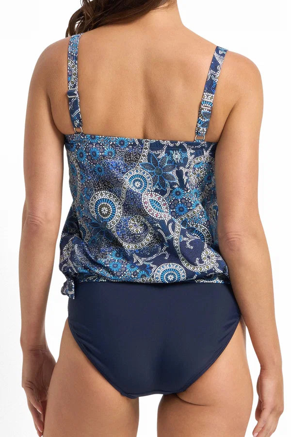 Jantzen:  Desert Bandeau Blouson Singlet
