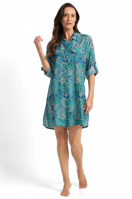 Jantzen:  Desert Button Through Shirt