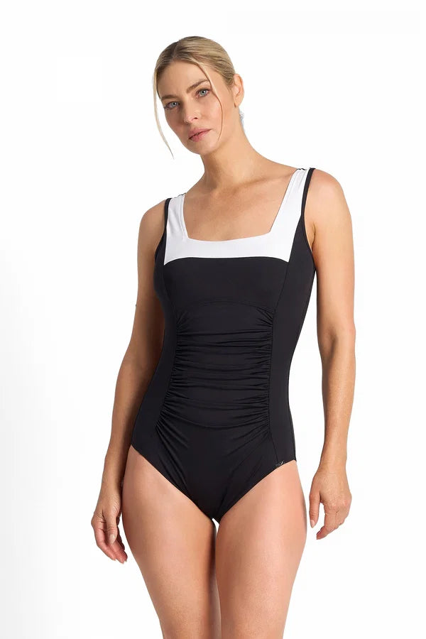 Jantzen - Heritage Square Neck One Piece