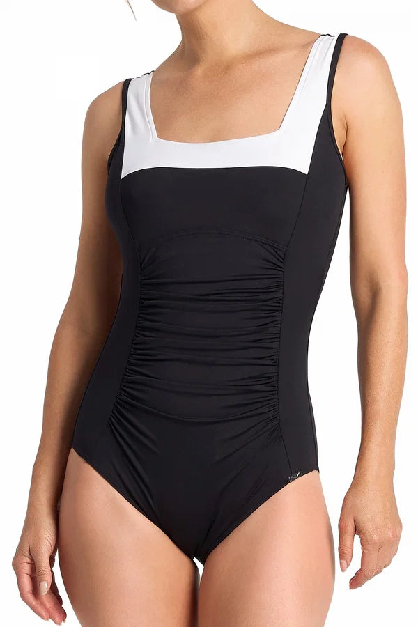 Jantzen - Heritage Square Neck One Piece