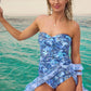 Jantzen - Tropica Ruched Twist Bandeau One Piece