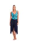 Togs: Mid Length Mesh Frill Skirt