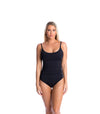 Togs: Solid Black Elle Bea One Piece Bather