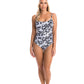 Togs: Ink Elle Bea One Piece Black White Bather