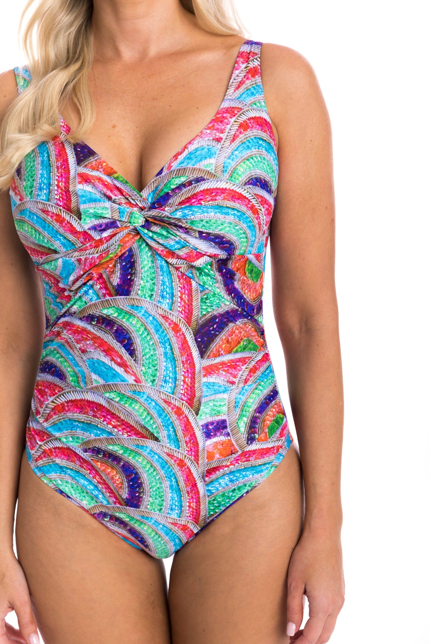 Togs: Seashells Twist Style One Piece Bathers