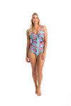 Togs: Seashells Twist Style One Piece Bathers