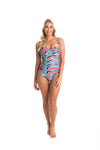 Togs: Seashells Sweetheart Ruched One Piece Bathers