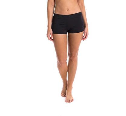 Togs: Solid Black Boyleg Pants - Short