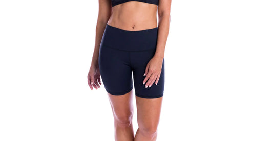 Togs: Solid Black Boyleg Pants - Long