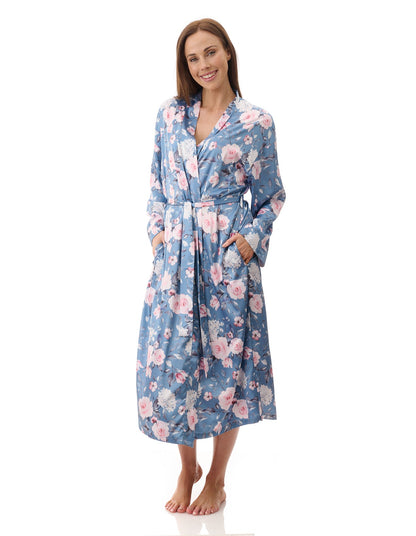 GIVONI PY Jaclyn Mid Length Wrap Gown