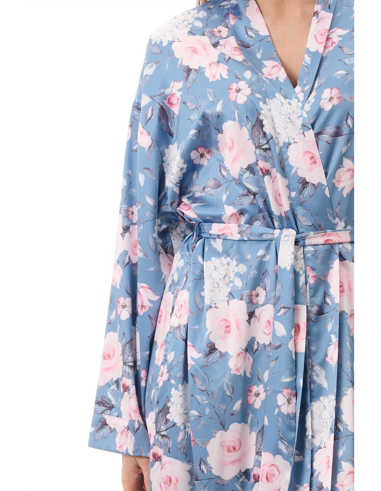 GIVONI PY Jaclyn Mid Length Wrap Gown