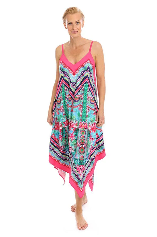 Togs: Gorgeous Throw Over Scarf Dress Laguna