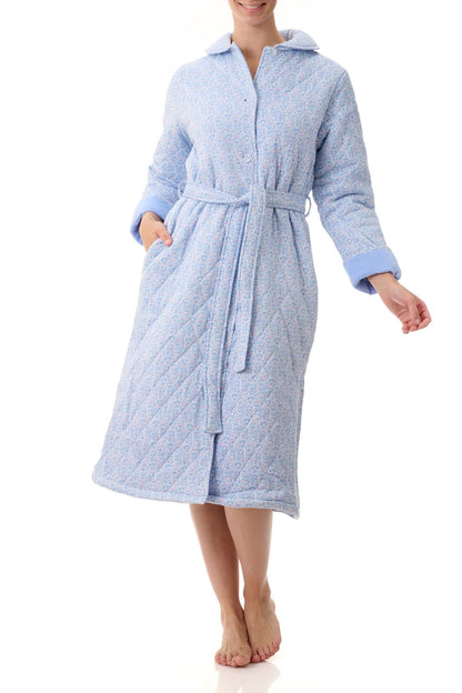 Givoni: Elle Blue Mid Quilt Gown