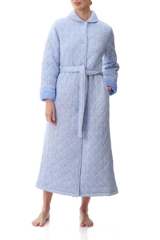 Givoni: Elle Blue Long Quilt Gown