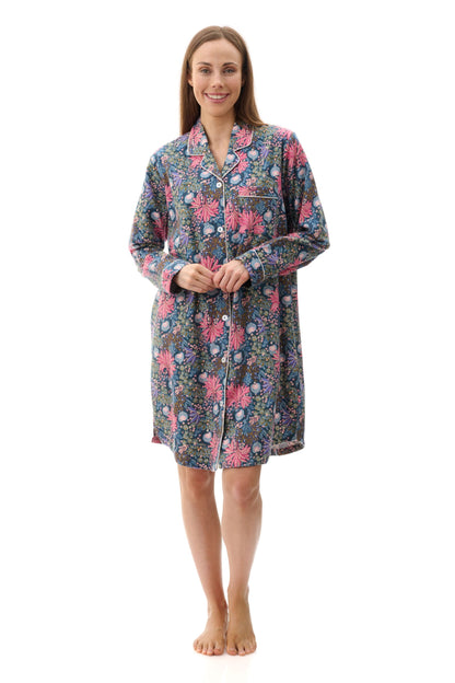 Givoni: Cassidy Short Sleepshirt Button up