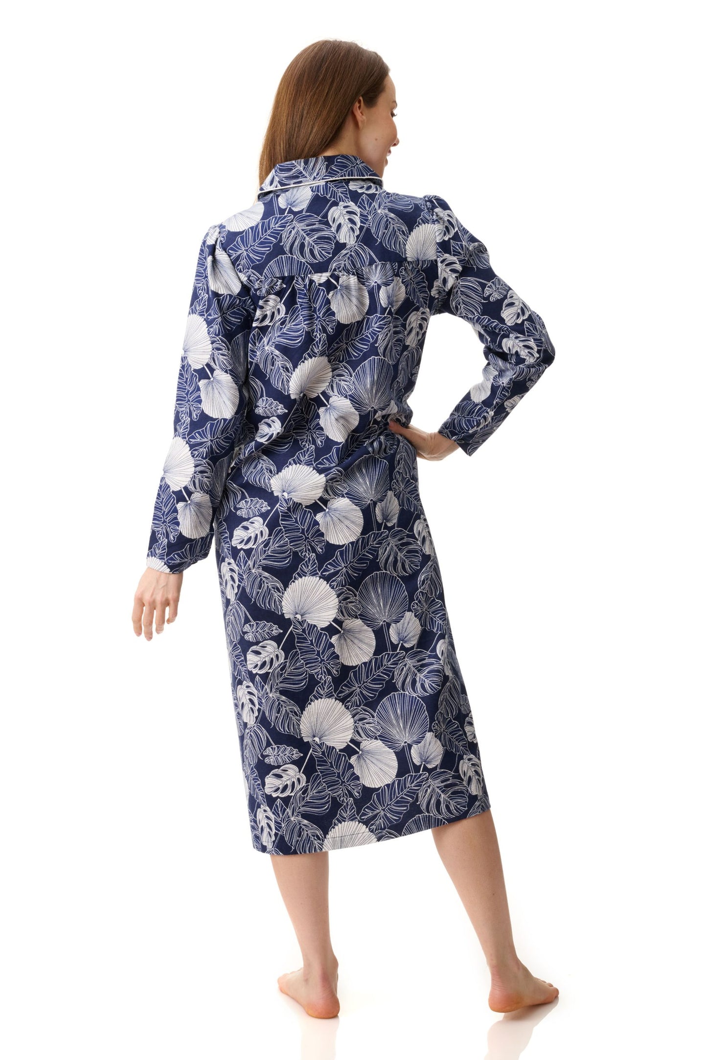 Givoni: Drew Mid Nightie with Yoke & Collar