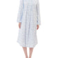 Givoni: Mid Length Nightie Long Sleeves with Buttons Collar 'Jewel'