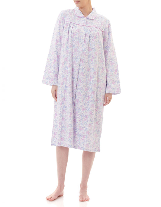 Givoni: Mid Length Nightie Long Sleeves.  'Kitty'