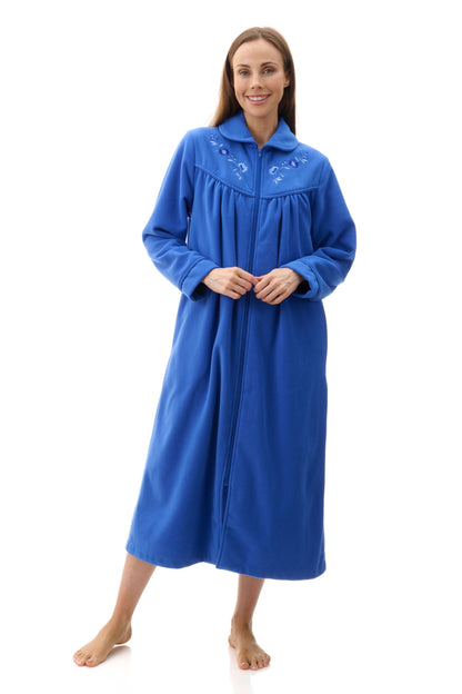 Givoni: High Pile Mid Zip Front Gown